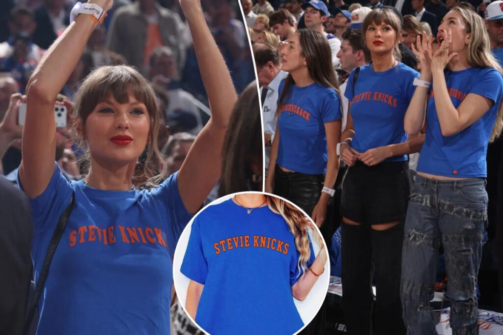 Taylor Swift’s Knicks tee may be DIY, but Etsy sells the look