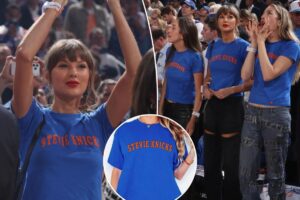 Taylor Swift’s Knicks tee may be DIY, but Etsy sells the look