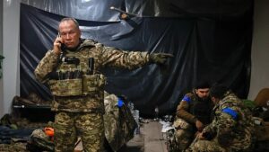 Ukrainian army chief says turning point in war ‘still a long way off’