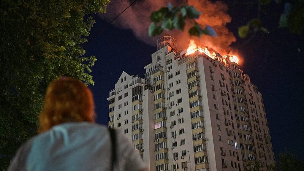Deadly Russian barrage hits Kyiv, killing 13