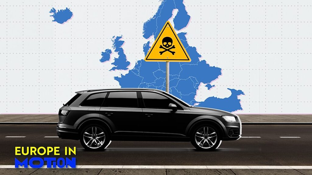 What are the deadliest countries for driving in Europe?