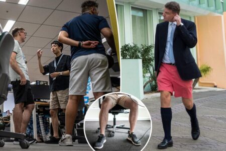 Thigh will be done! White-collar men wearing shorts to work sparks global controversy: ‘Times have changed’