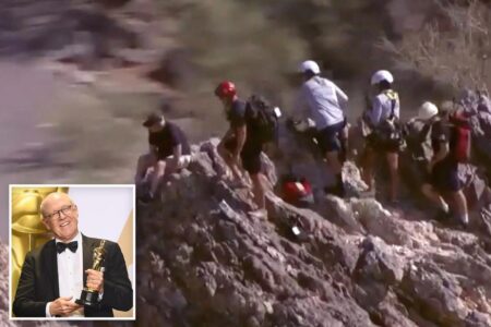 Dramatic moment Oscar-winning Disney titan is rescued from Arizona mountain in scorching heat