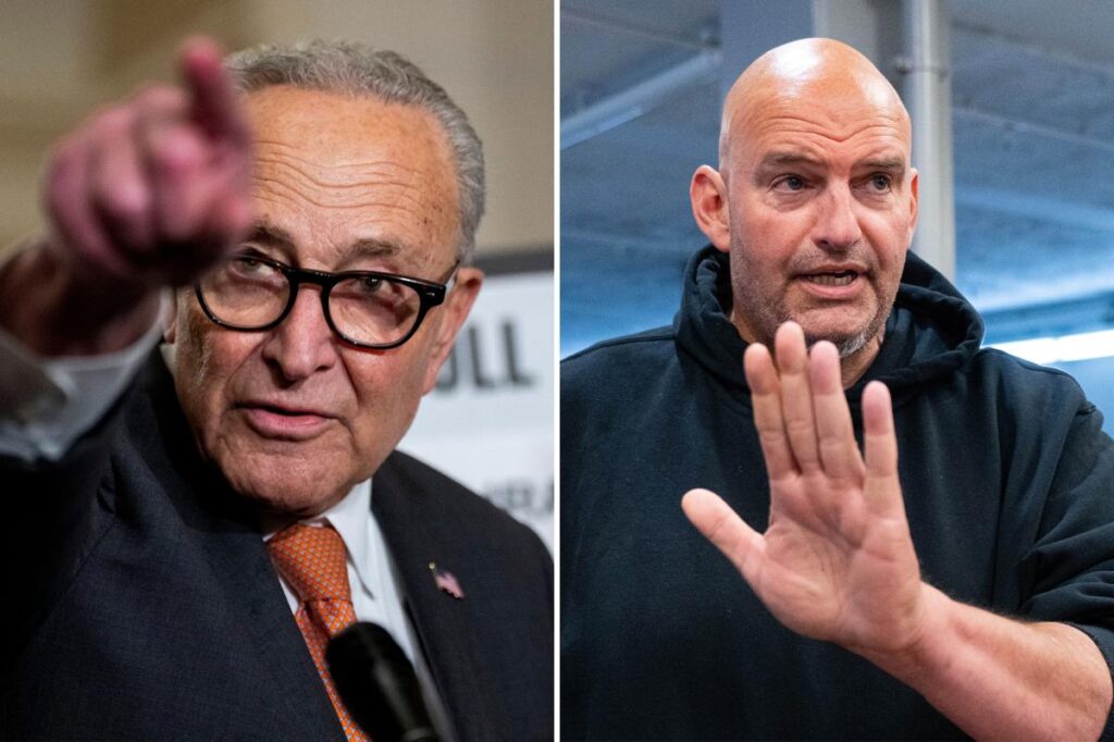 Chuck Schumer all but begs ‘very good member’ John Fetterman to remain a Democrat