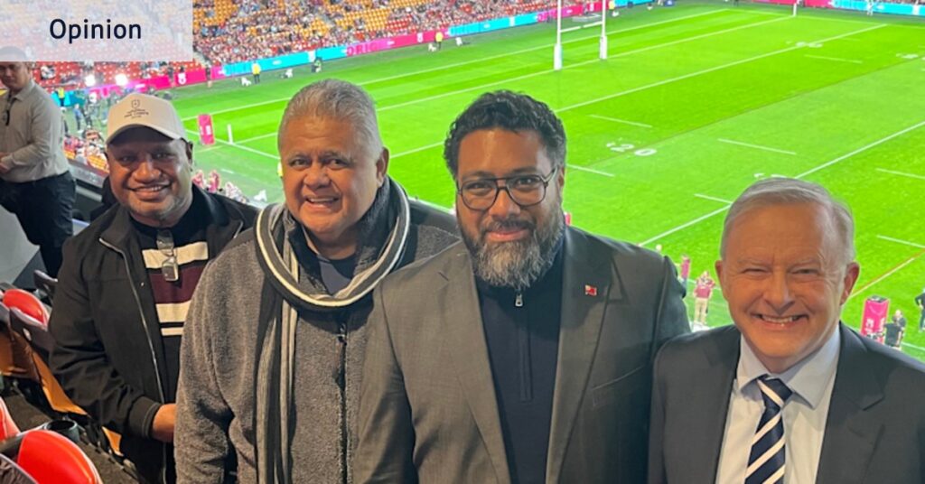 Anthony Albanese brings PMs from Tonga, Samoa and PNG