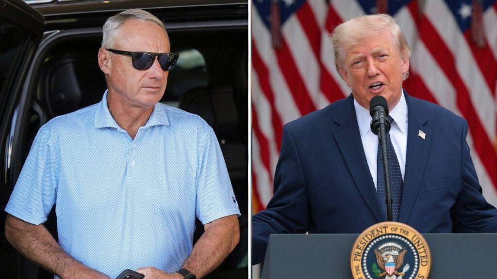 MLB commissioner says Trump ‘interested’ in MLB CBA negotiations but ‘will pass’ on potential help