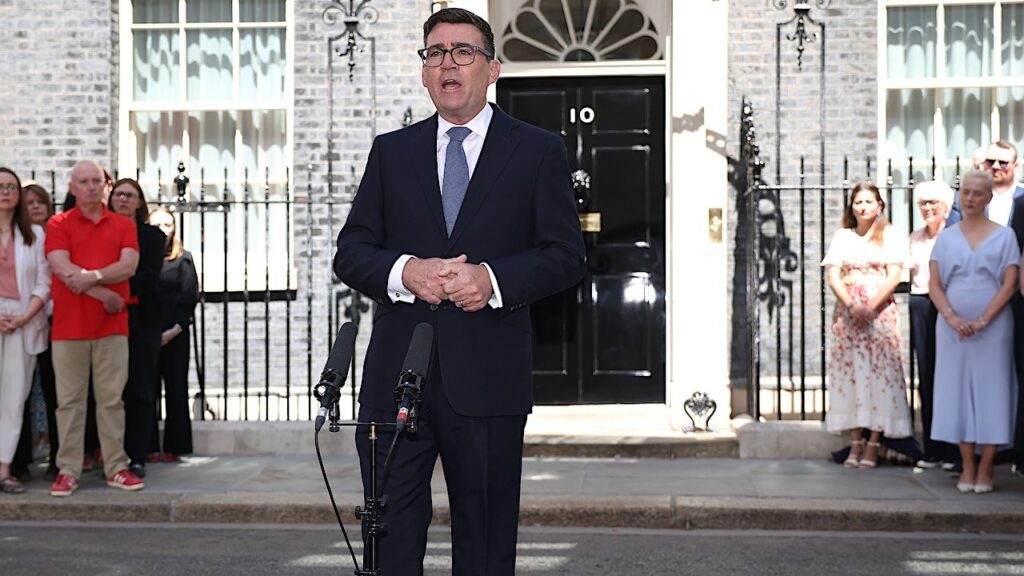 Andy Burnham takes over as UK prime minister, calls for ‘new political model’
