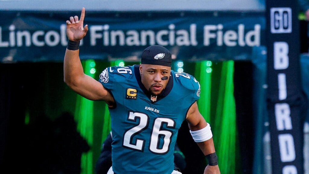 Saquon Barkley tackling streaming maze as NFL keeps growing worldwide: ‘I’m all about eyes’