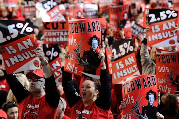 Deputy premier slams teacher strike (Thumbnail)
