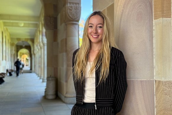 Neuroscientist and PhD candidate Chantelle Jackson is working to develop a tool to assist recovery for stroke patients. 