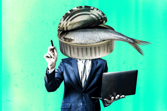 Some office staff want fish banned from the workplace.