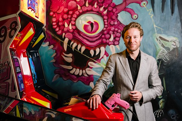 Leonard Weiss, pictured at Netherworld in Brisbane, is conducting the Queensland Symphony Orchestra’s concert The Music of Video Games.