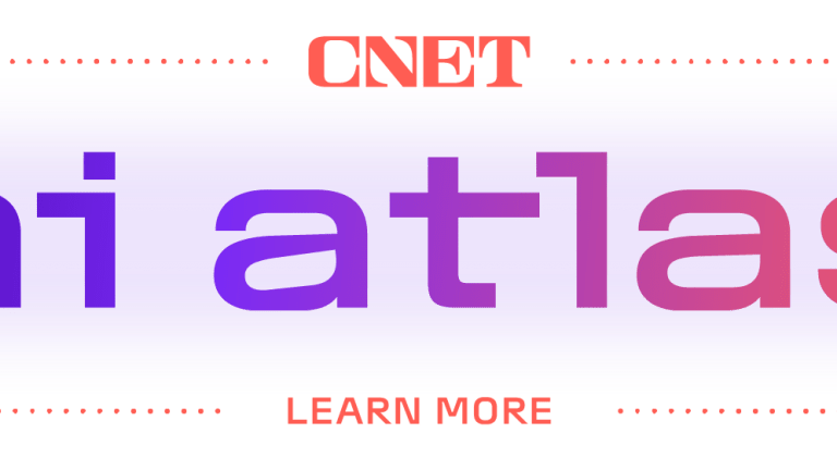CNET AI Atlas badge; click to see more