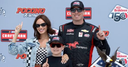 Samantha Busch Celebrates Son Brexton Winning 1st Race Since His Dad Kyle Busch’s Shocking Death