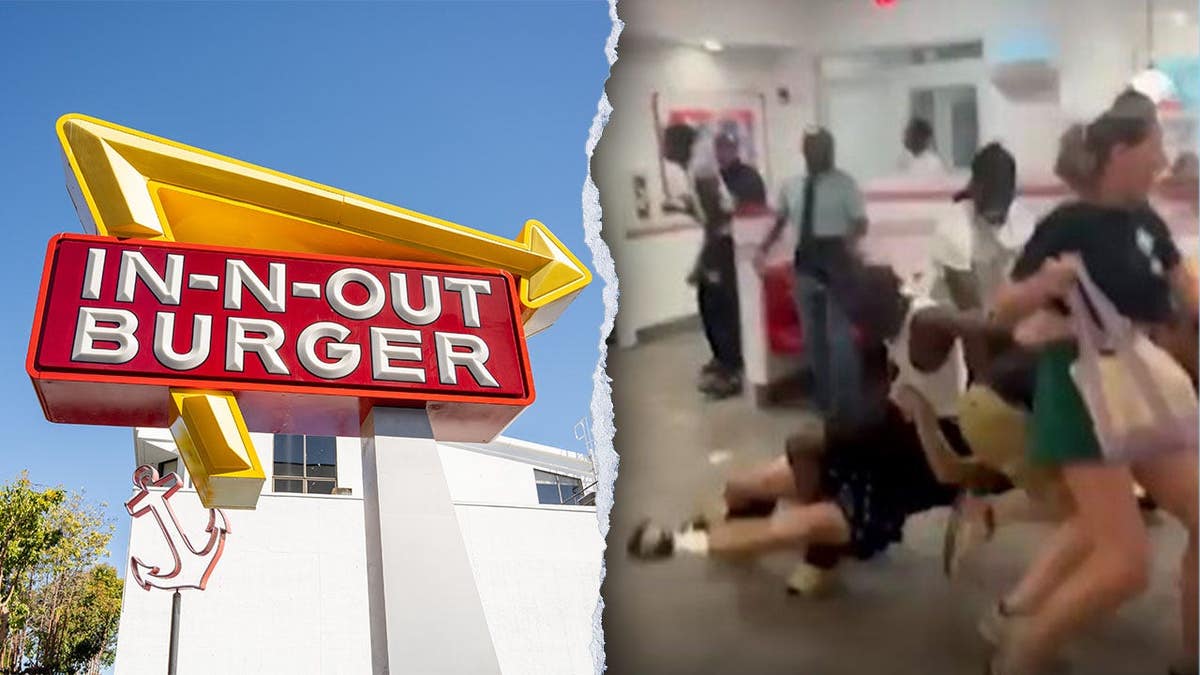 In-n-Out brawl at the restaurant.