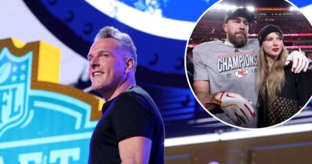 Pat McAfee Shuts Down ‘Negative’ Critiques of Taylor Swift and Travis Kelce’s Wedding