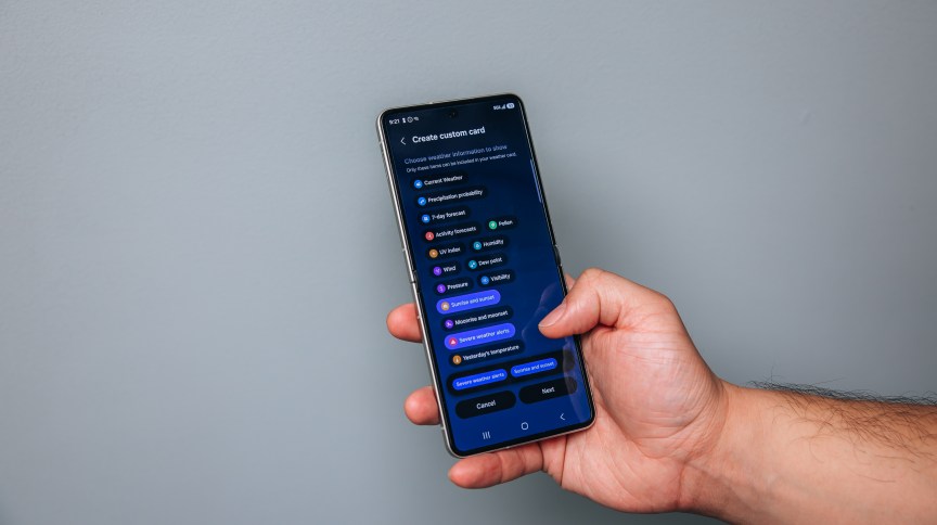 The Galaxy Z Fold 8 when unfolded