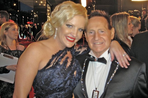 Brynne and Geoffrey Edelsten at the 2011 Logies.