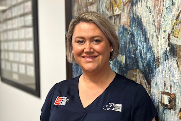 AWU Queensland secretary Stacey Schinnerl.