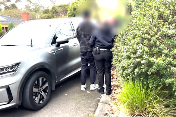 Sex crime detectives arrest Ryan Cho.
