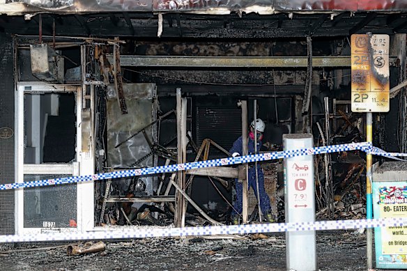 A fire on July 1 in Richmond gutted this tobacco store.