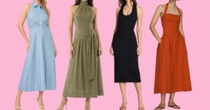 These 17 Halter Neck Dresses Are Beyond Flattering and Perfect for Late Summer Weddings