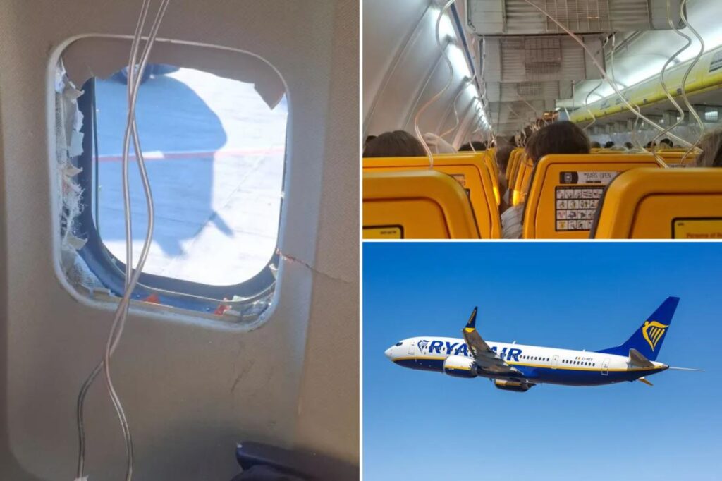 Can you get sucked out of an airplane window? Aviation expert reveals who could be at fault in shocking Ryanair incident