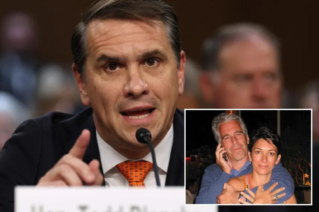 DOJ has no evidence that Epstein trafficked victims to other men, acting AG Todd Blanche says