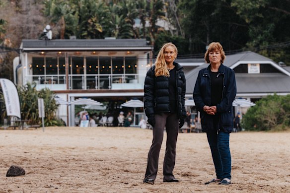 Julie Meldrum (right) and Merrilee Linear from Sydney Wildlife Rescue led objections to The Boathouse at Shelly Beach wanting to serve alcohol without patrons needing to buy food.