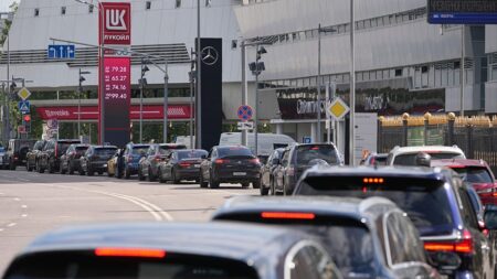 Russia admits new petrol shortages amid ongoing Ukrainian strikes