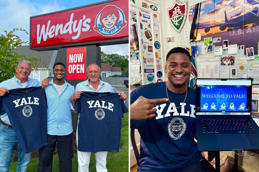 Wendy’s worker Thalles DeSouza accepted into Yale University after bosses helped fund his college dreams: ‘Changed my life’