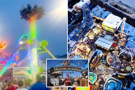Jersey Shore amusement park ride malfunctions, leaving riders hanging upside down