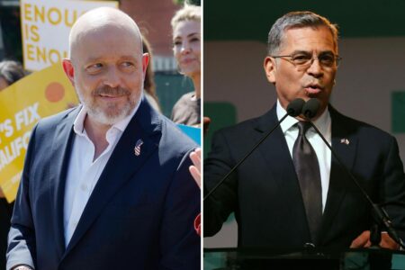 Xavier Becerra holds 18-point lead over Steve Hilton in California governor’s race