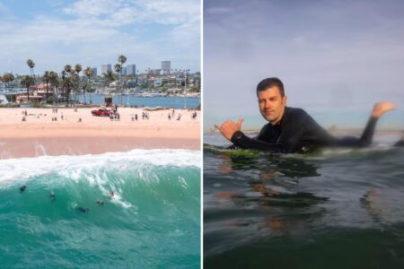 Ex-Navy diver sinks superrich beach town’s lawsuit trying to shutter his SoCal surfing business