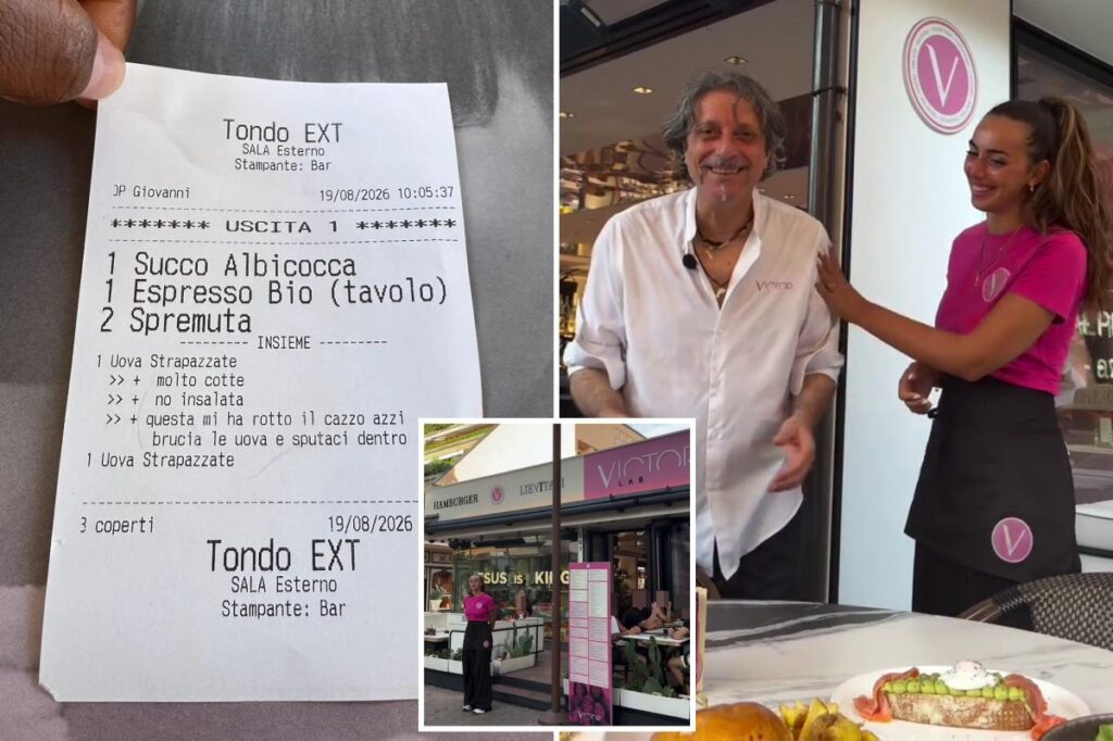 ‘Still in shock’: Tourist appalled at server’s disgusting note on breakfast bill after making a simple request