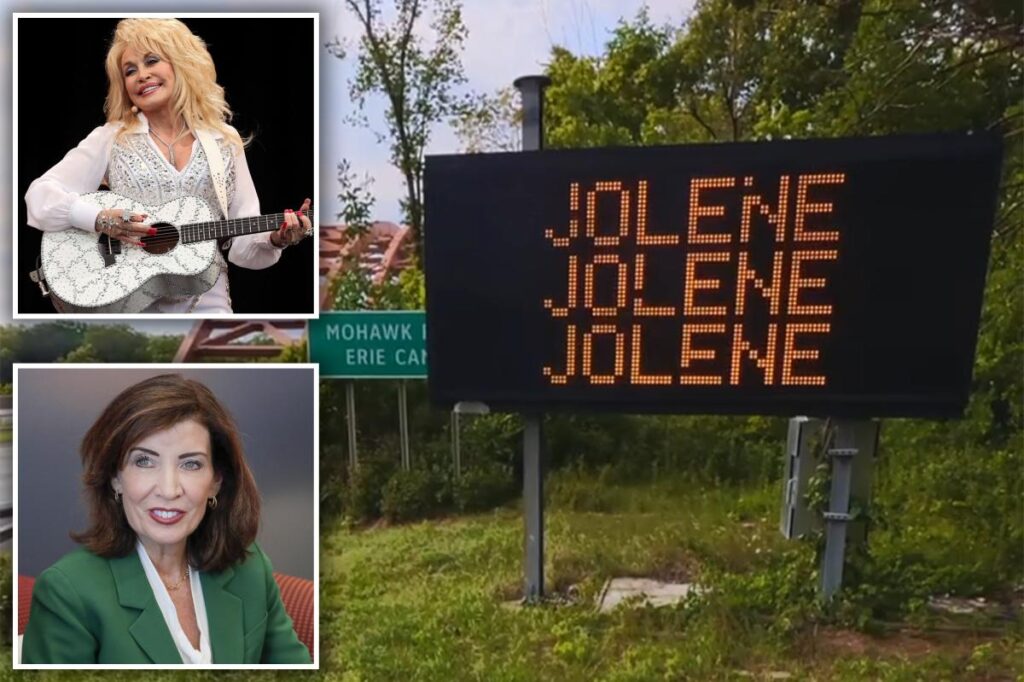 Hochul-approved NY highway signs honoring Dolly Parton violate federal safety guidelines