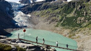 Melting Swiss glacier reveals remains of two Belgian mountaineers missing since 1992