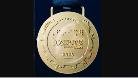 Sydney Marathon medal mistake