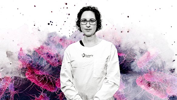 Associate Professor Norelle Sherry, the deputy director of the Doherty Institute’s microbiological diagnostic unit public health laboratory.