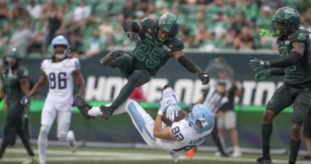 Riders cash in on Argo miscues to post 28-24 win