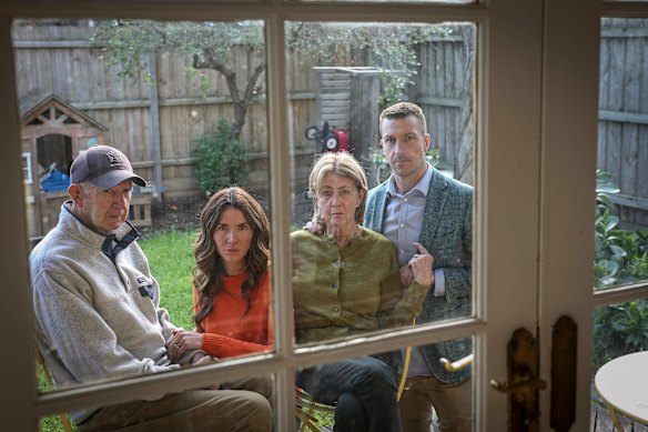 Paul McManus’ family (from left): father Brian, sister Sarah, mother Jennifer and brother Dave.