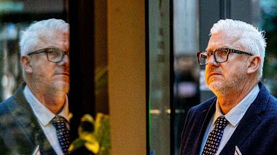 Board of Jewish Education’s John Hamey at the Royal Commission on Thursday.