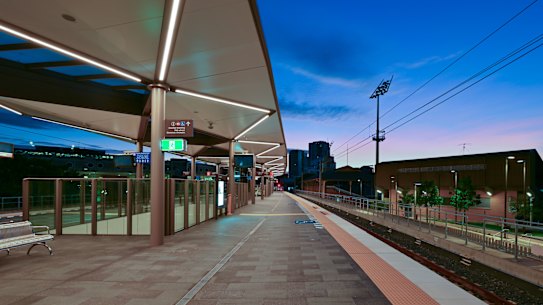 The new Exhibition Station opened last year.