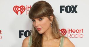 Taylor Swift Shows Off Haircut and Her Massive Ring in Floral Mini Dress During Night Out in London