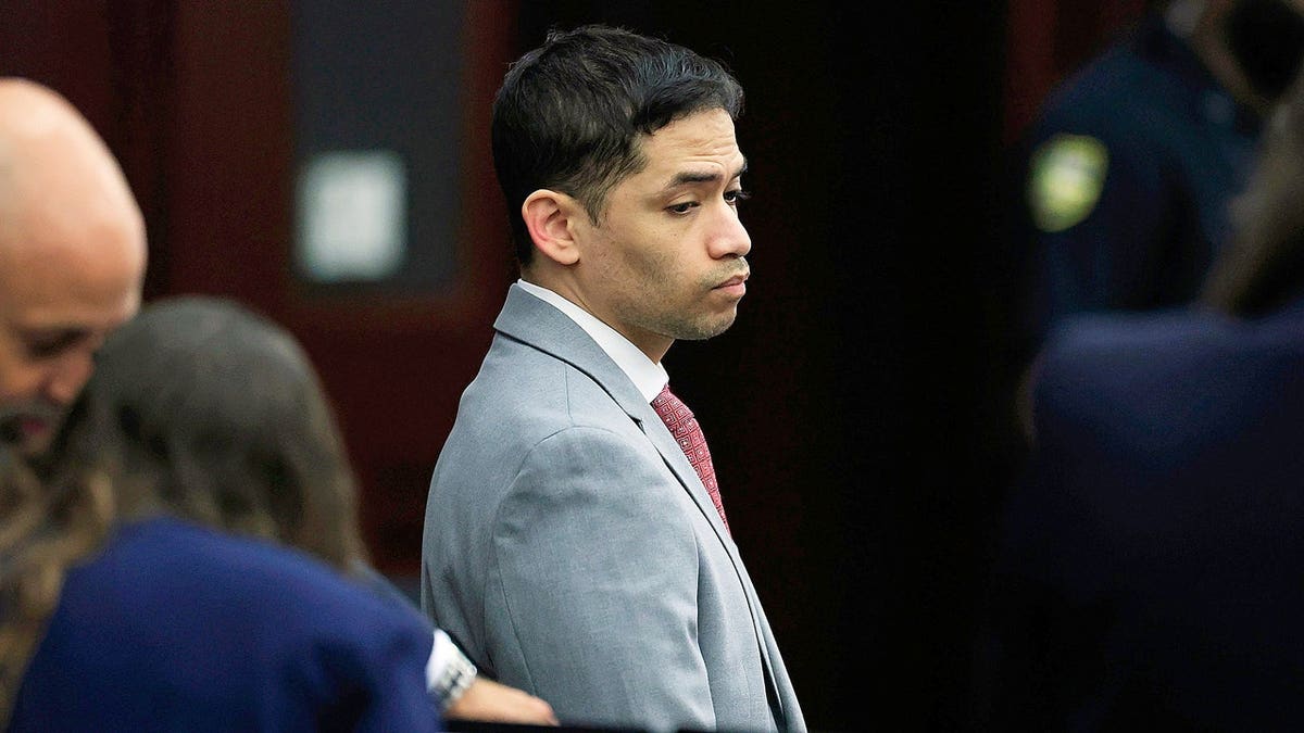 Mario Fernandez Saldana looks on during his trial at the Duval County Courthouse on Monday, Aug. 17, 2026, in Jacksonville, Florida.