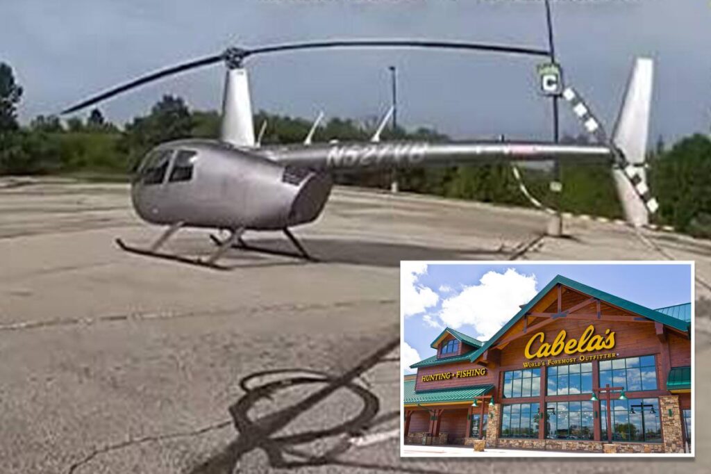 Impatient Wisconsin senior, 69, flies helicopter to go shopping at Cabela’s: ‘The drive was too long’