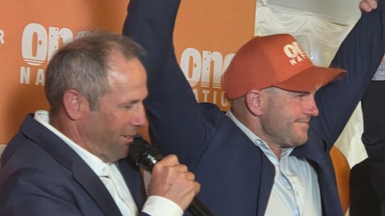 WA One Nation Leader Rod Caddies and Secret Harbour candidate Luke Herdegen claim victory on Saturday night.