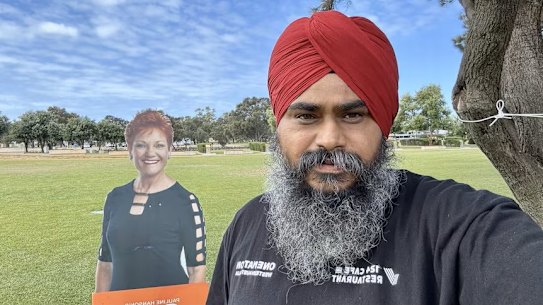 Former One Nation candidate Parminder Singh.