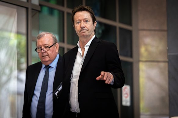 Yarra mayor Stephen Jolly at court in March.