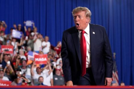 Trump fires back after protester interrupts Myrtle Beach rally for Darline Graham: ‘Mom is voting for us’